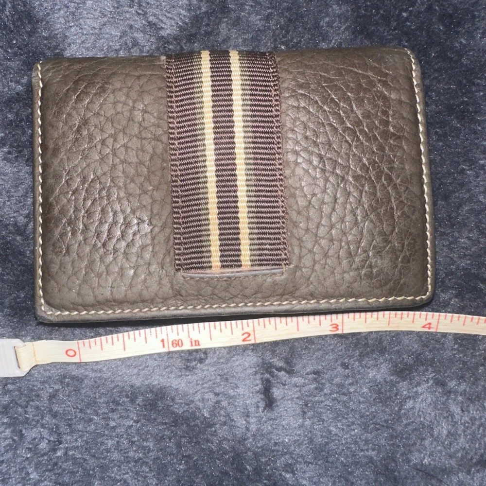Alfred Dunhill Dunhill Leather Key Case Brown Gold Hardware Dark brown